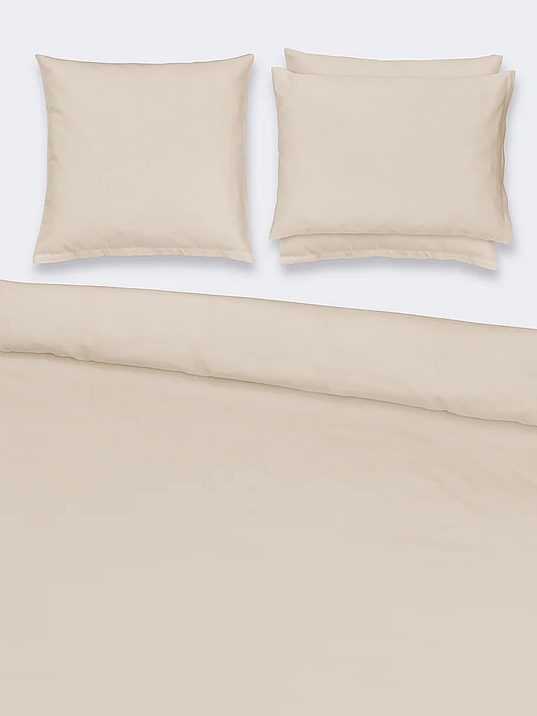 CHRISTIAN FISCHBACHER Funda de almohada de satén 40x60cm lisa beige beige